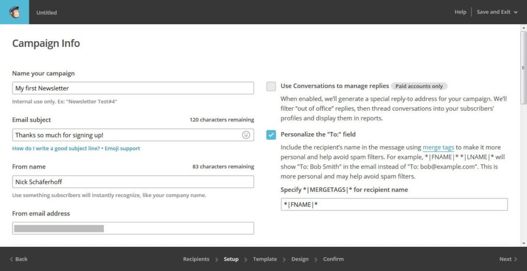 MailChimp-Create-Campaign-Setup