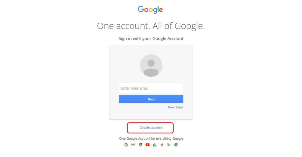 Create-Google-Account