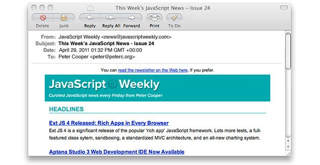 Javascript weekly