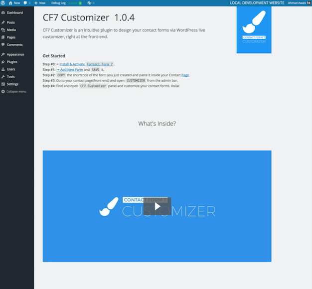 CF7 Customizer 1.0.4