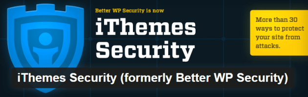 The iThemes Security plugin.