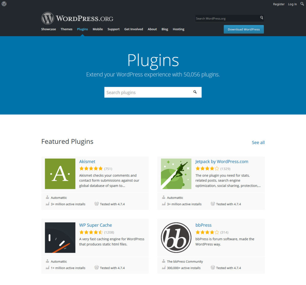 wordpress plugin directory