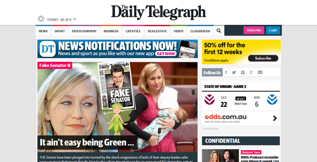 daily telegraph australia