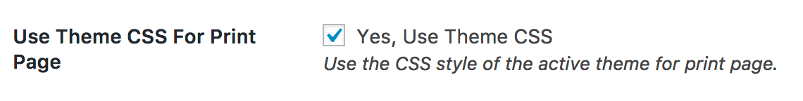 Theme CSS print option
