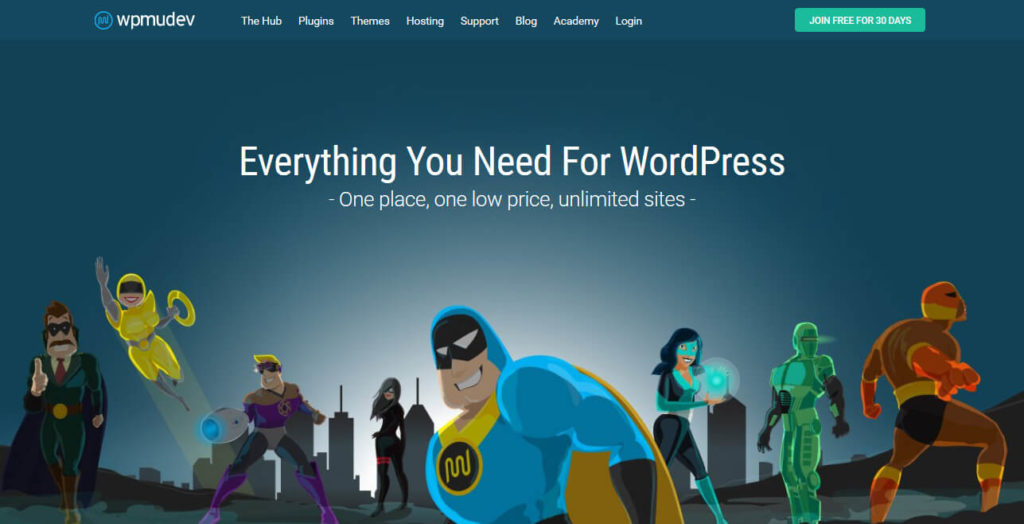 WPMU DEV find WordPress themes
