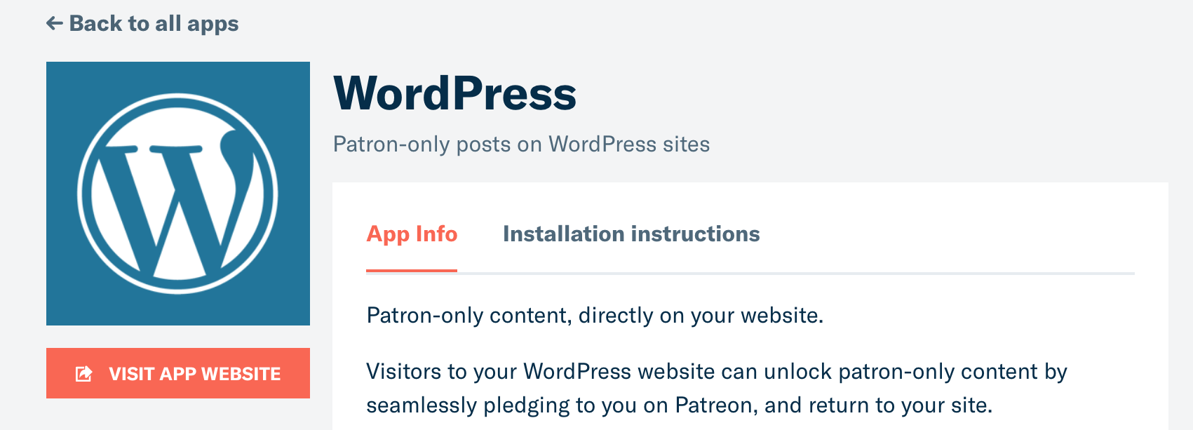 The Patreon WordPress plugin.