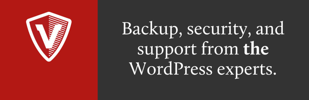 back up wordpress remotely with Vaultpress