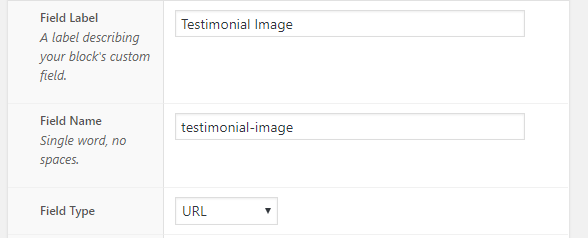 Adding an URL field.