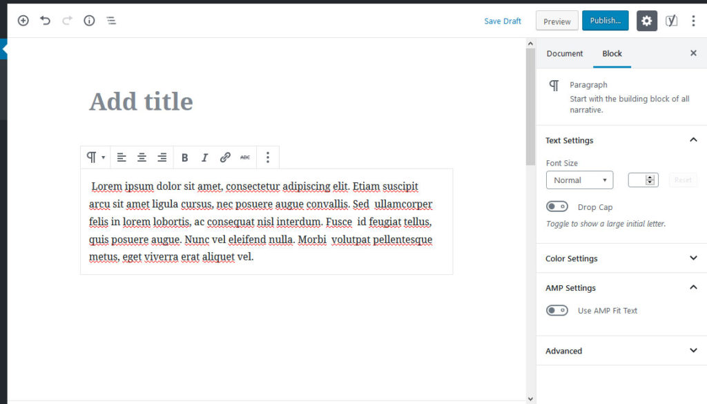 ease of use of the gutenberg editor makes wordpress ideal for startups