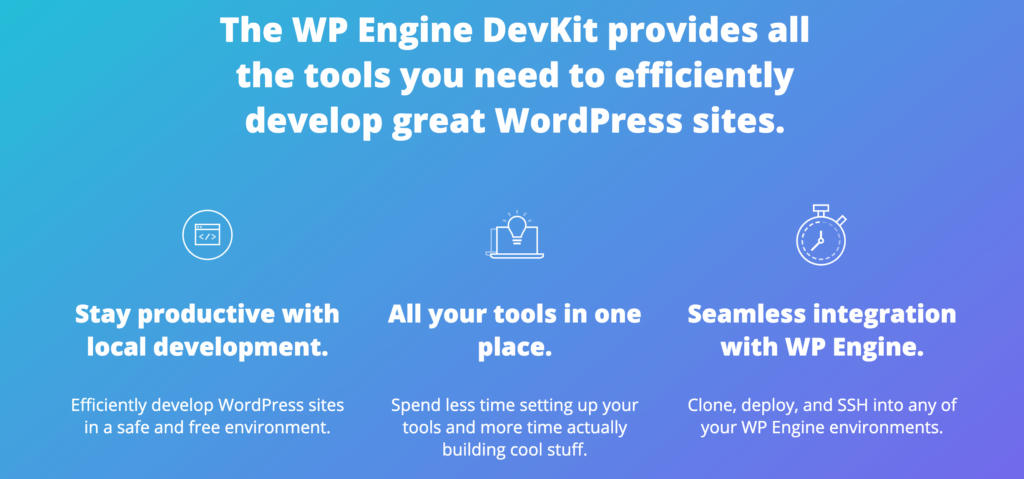 WP Engine's DevKit.