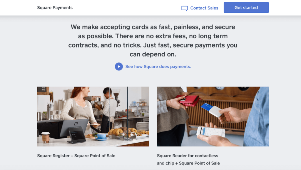 The Square website.
