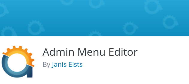 The Admin Menu Editor WordPress plugin.