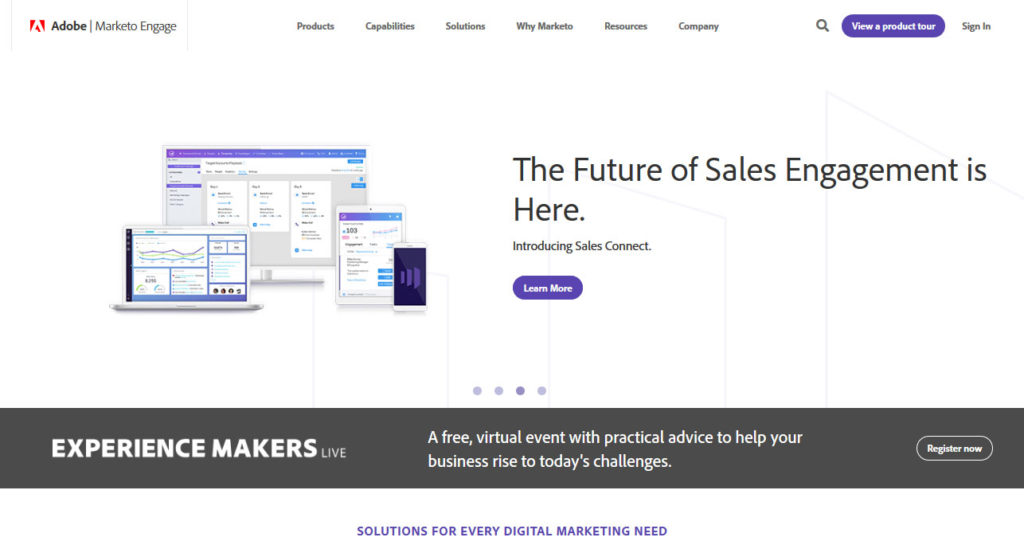 marketo online marketing automation tool