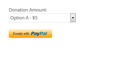 A PayPal Donation button.