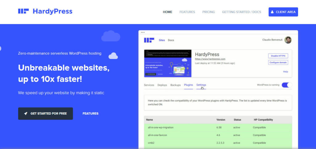 headless wordpress hosting provider hardypress
