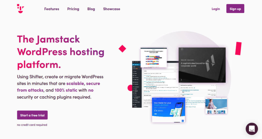 shifter wordpress jamstack hosting platform