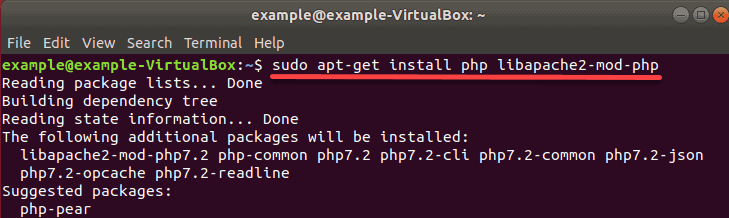 install php on ubuntu