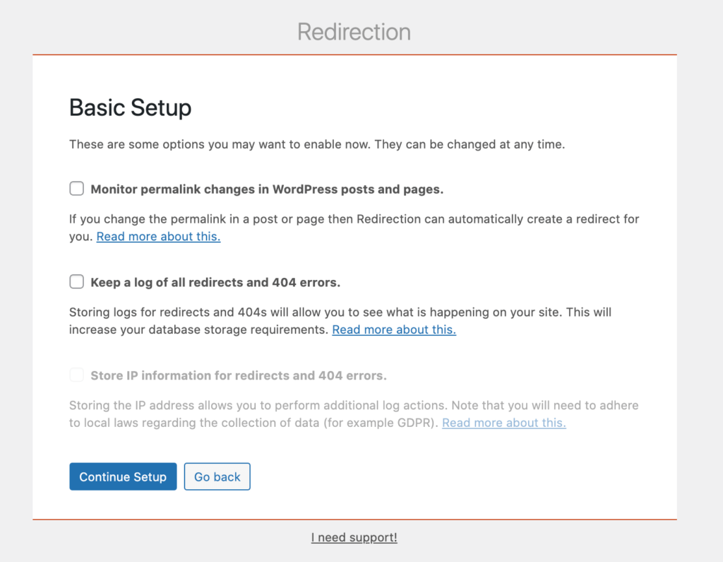 The WordPress Redirection plugin.