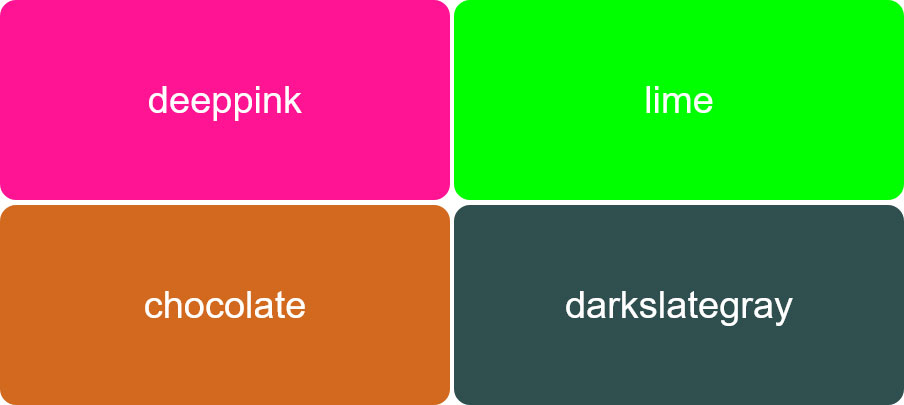 additional html color names examples