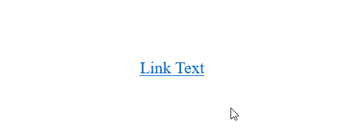 link default styling example