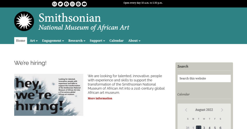 smithsonian national museum of african art