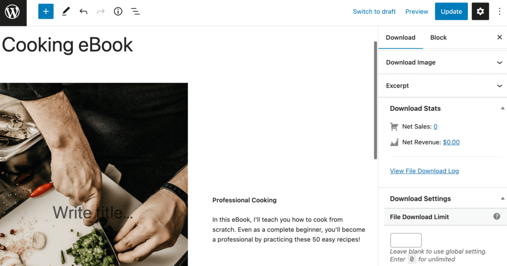 Customize digital product