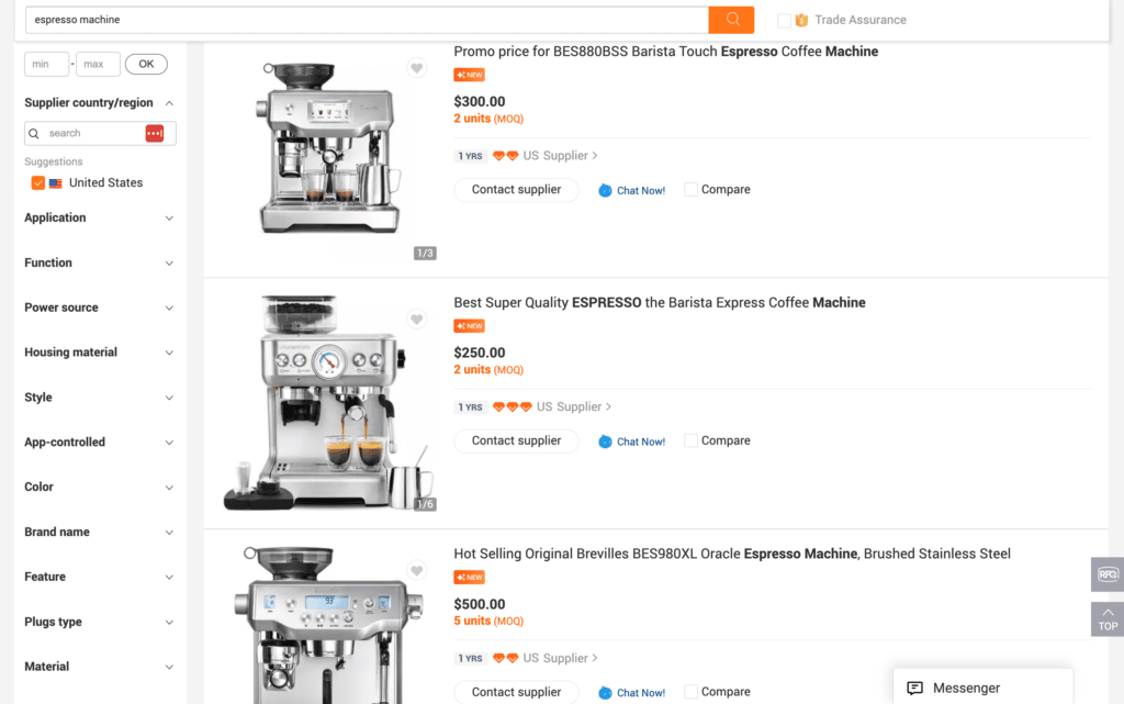 High-ticket dropshipping products: Espresso makers are one of the best products