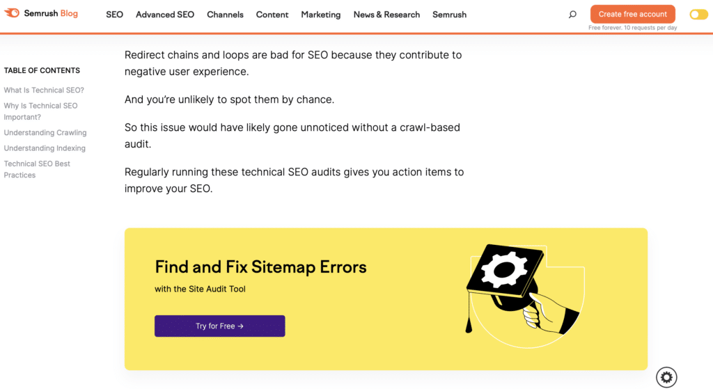 Add a call to action to your blog posts to generate leads