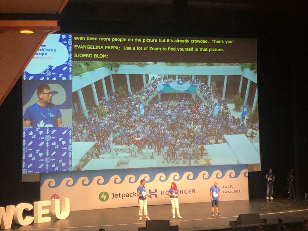 wordpress global leads on stage