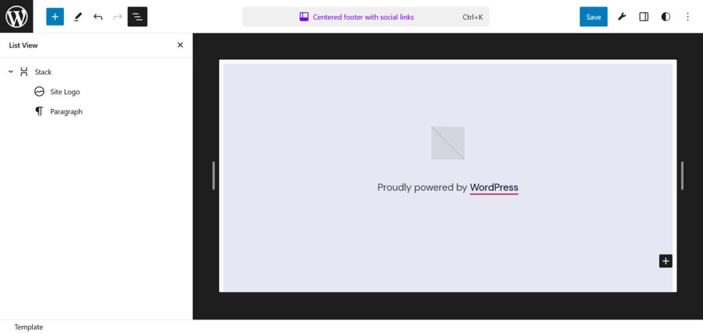 edit footer in wordpress to include mastodon link