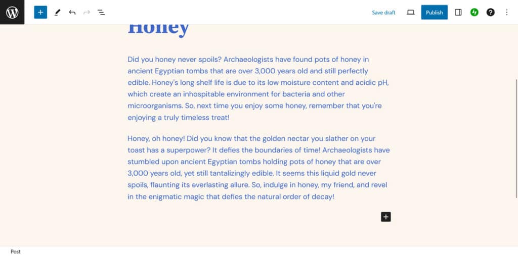 tone comparison after rewrite