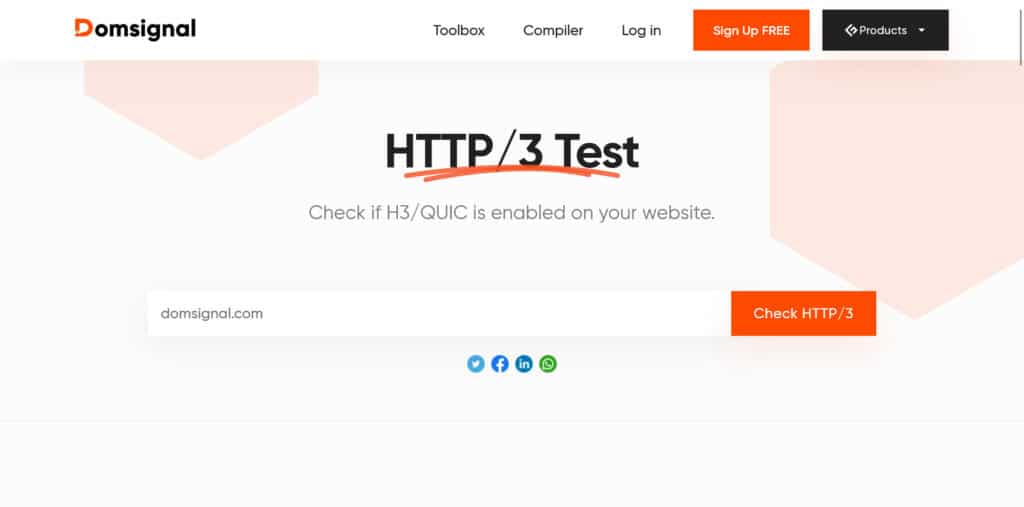 domsignal http3 test
