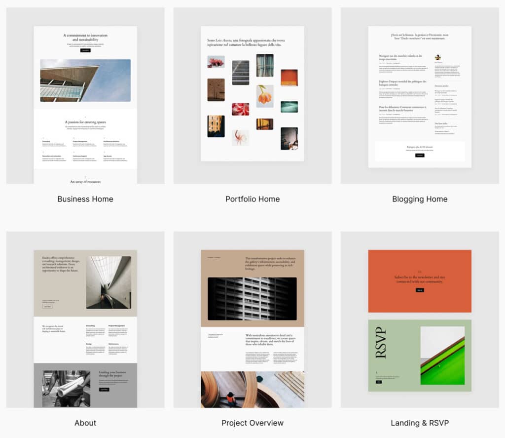 twenty twenty four theme page patterns