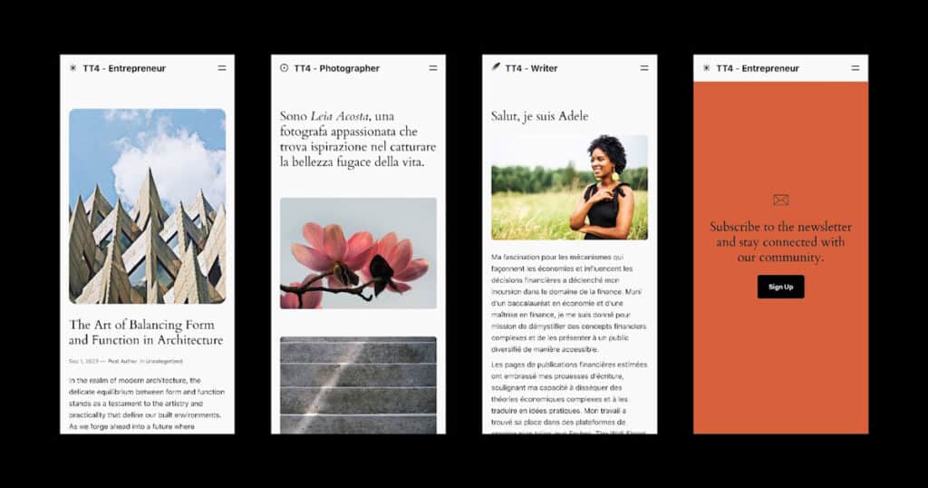 twenty twenty four theme use cases
